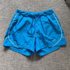 Blue Lined Athletic Running Shorts from C9 by Champion Size XS